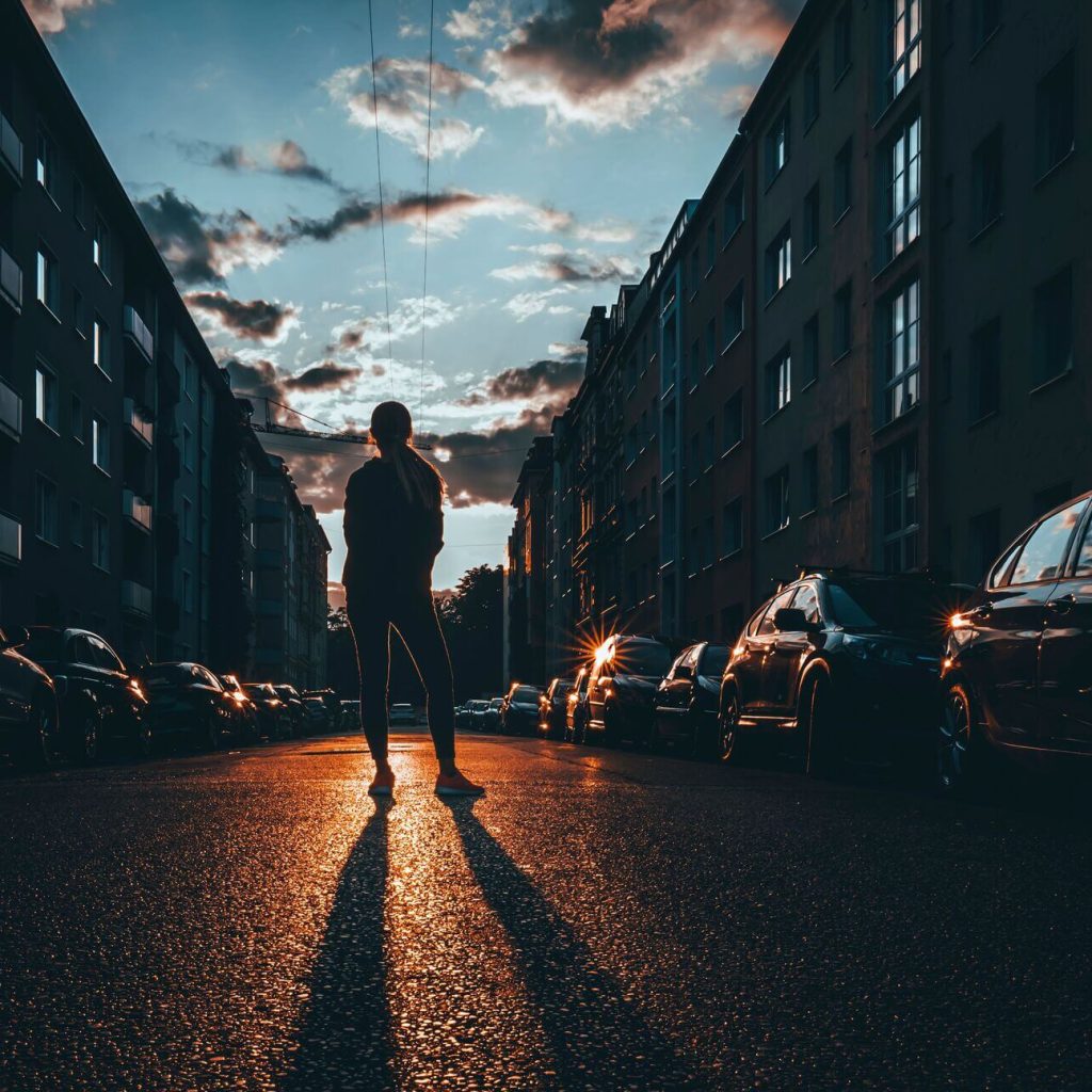 Silhouette Of A Female Standing On The City Street 2023 11 27 05 28 15 Utc 1024x1024